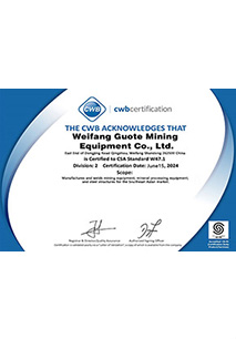 Canadian Welding Bureau CSA Standards Certification