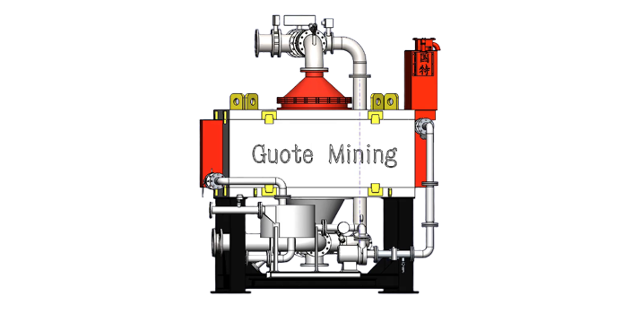 Electromagnetic separator for slurry