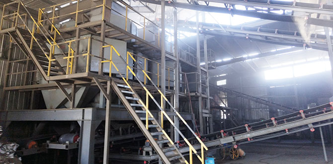Ilmenite production line