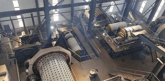 Iron ore production line