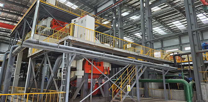 Manganese ore production line