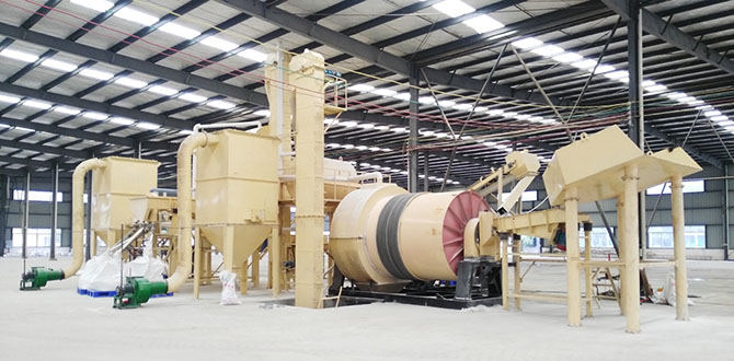 Quartz plate sand production line