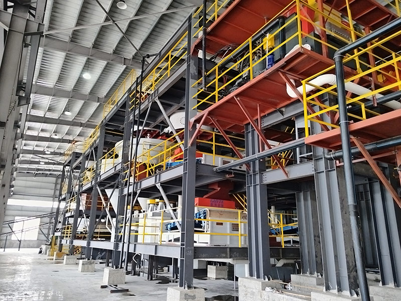 Fujian 3,000t/d Quartz silica sand processing plant