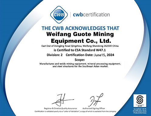 Welding Bureau CSA Standards Company Certification