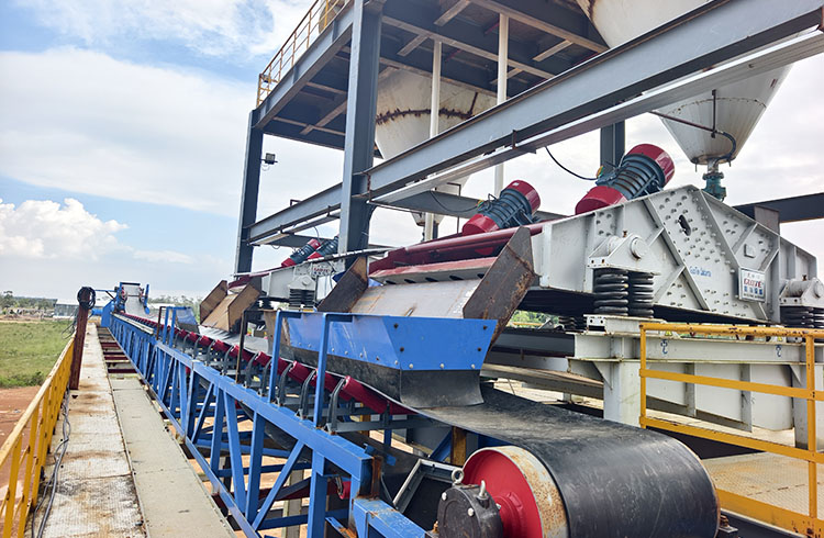 Installation site of 600,000 tpa quartz glass sand equipment in Indonesia