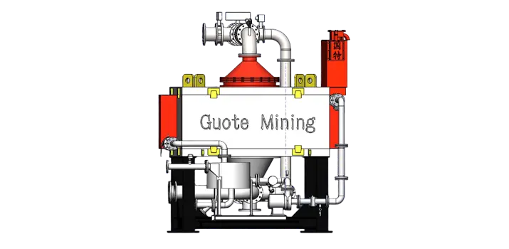 Electromagnetic separator for slurry